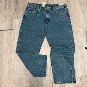 Carhartt Men's Relaxed Fit Jean Straight Leg Light Vintage Blue 40x30 B460 NWT